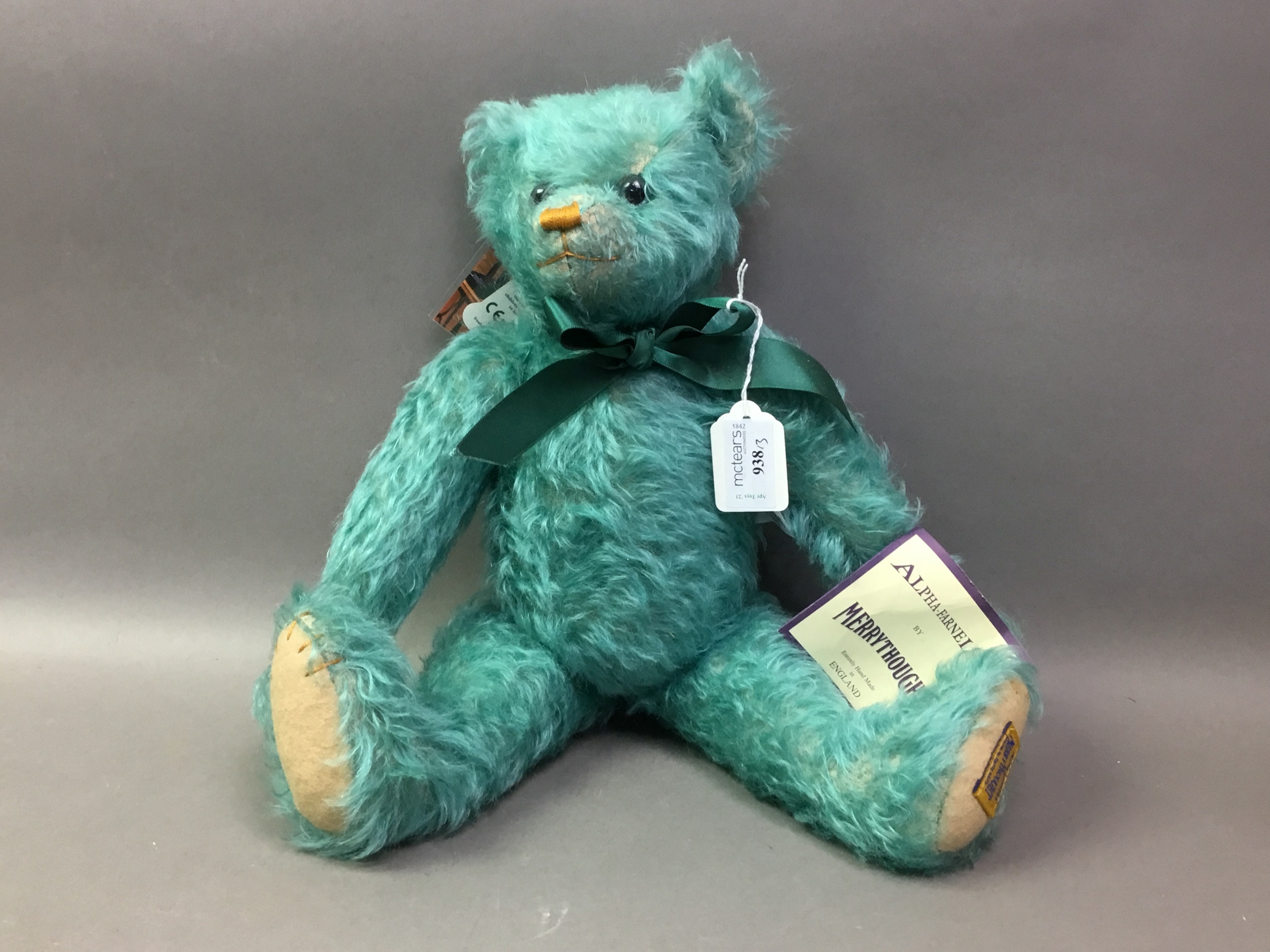 Lot 938 - MERRYTHOUGHT, THREE LIMITED EDITION TEDDY