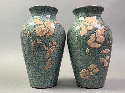 Lot 283 - TWO PAIRS OF VASES