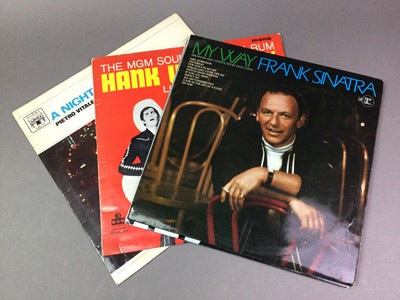 Lot 199 - FRANK SINATRA, NAT KING COLE, HANK WILLIAMS, LOUIS PRIMA AND MORE VINYL RECORDS