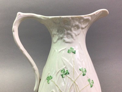 Lot 348 - BELLEEK JUG