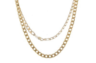 Lot 1235 - NINE CARAT GOLD NECKLACE