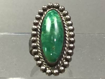 Lot 622 - ENAMEL DRESS RING