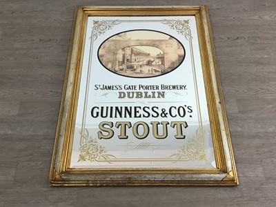 Lot 404 - TWO GUINNESS & CO PUB MIRRORS