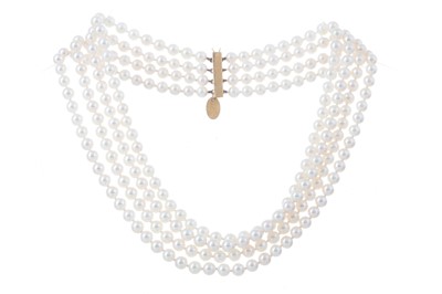 Lot 1250 - CULTURE PEARL NECKLACE