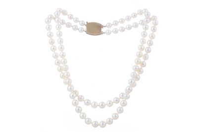 Lot 1252 - CULTURED PEARL NECKLACE