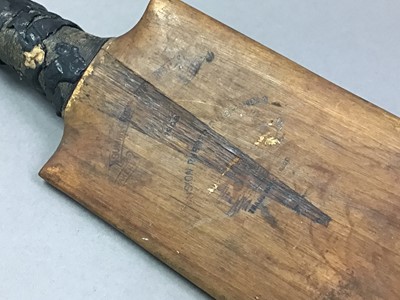 Lot 298 - TWO VINTAGE CRICKET BATS