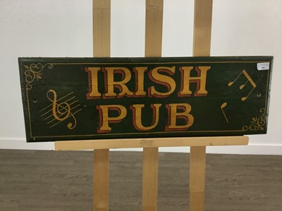 Lot 406 - IRISH PUB SIGN