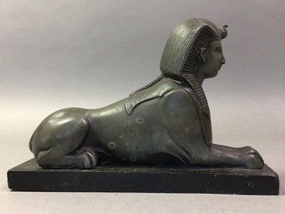 Lot 309 - CAST METAL SPHINX MODEL