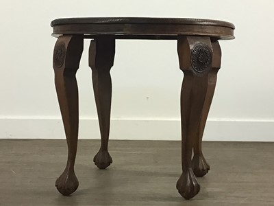 Lot 422 - INDIAN ROSEWOOD CIRCULAR OCCASIONAL TABLE