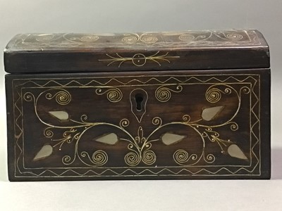 Lot 325 - GROUP OF SIX WOOD CASKETS