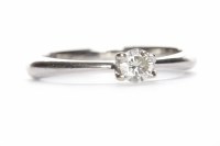 Lot 245 - DIAMOND SOLITAIRE RING the round brilliant cut...