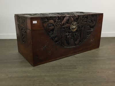 Lot 465 - CHINESE CAMPHORWOOD BLANKET CHEST