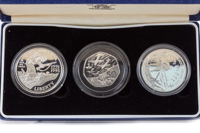 Lot 146 - SILVER PROOF FIFTY PENCE COIN COLLECTION 1984