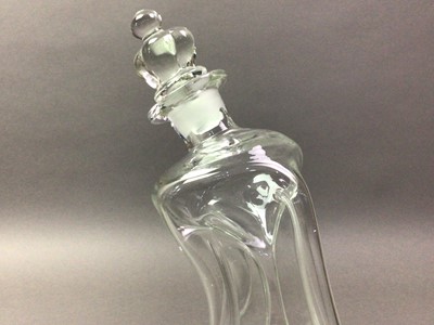 Lot 455 - PAIR OF ROYAL COPENHAGEN GLASS DECANTERS