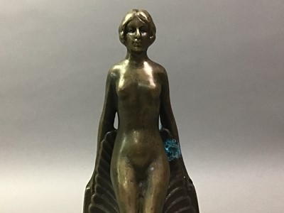 Lot 467 - TWO REPRODUCTION BRONZE FIGURES