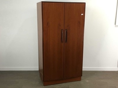 Lot 469 - G-PLAN TEAK DOUBLE WARDROBE