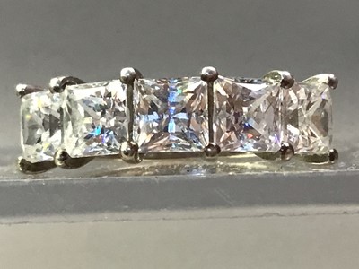 Lot 482 - COLLECTION OF TWENTY SILVER GEM SET RINGS