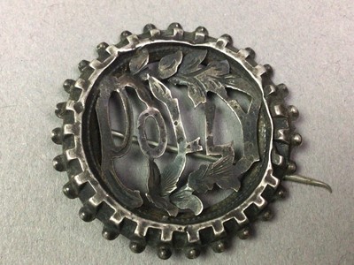 Lot 497 - GROUP OF SILVER BROOCHES