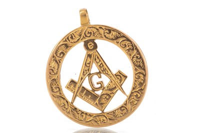 Lot 1263 - MASONIC PENDANT