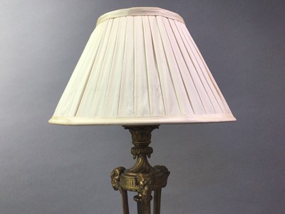 Lot 510 - FRENCH EMPIRE TABLE LAMP