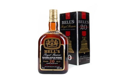 Lot 23 - BELL'S 20 YEAR OLD 75CL