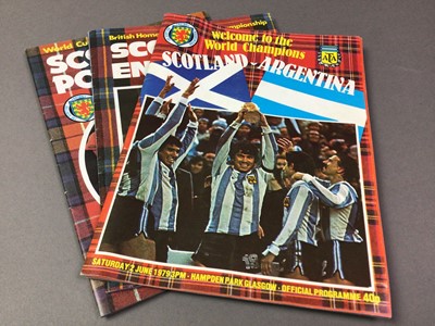 Lot 560 - COLLECTION OF SCOTLAND PROGRAMME