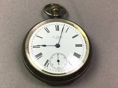 Lot 570 - VICTORIAN SILVER POCKET WATCH