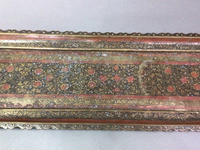 Lot 539 - TWO INDIAN BRASS TRAYS