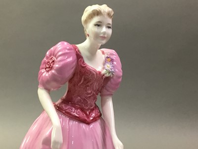 Lot 611 - COALPORT FIGURE OF 'TOGETHERNESS - A HELPING HAND'