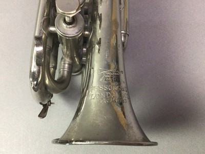 Lot 545 - INDIAN BESSONS & CO TRUMPET