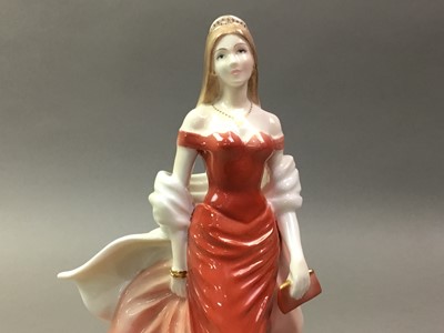 Lot 612 - ROYAL WORCESTER FIGURE OF 'PHILIPPA'