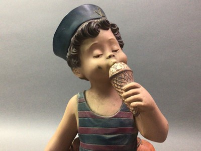 Lot 548 - NADAL FIGURE OF BOY WITH AN ICE CREAM