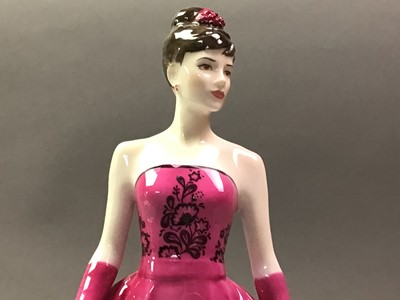 Lot 614 - ROYAL WORCESTER FIGURINE 'AUDREY HEPBURN - THE LAST PRINCESS'