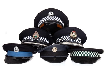 Lot 77a - UK, COLLECTION OF POLICE HATS