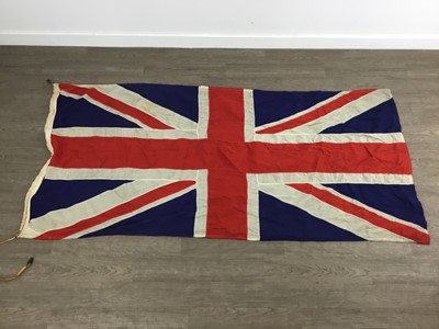 Lot 83a - UK AND USA, TWO CLOTH FLAGS