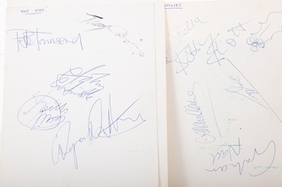 Lot 963 - ROCK & ROLL, COLLECTION OF AUTOGRAPHS