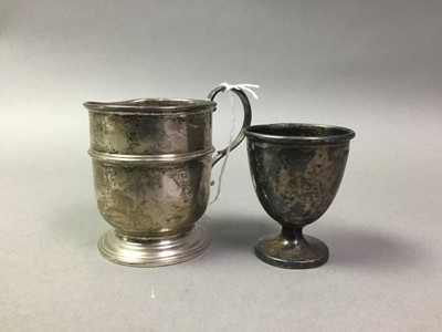 Lot 647 - SMALL SILVER CHRISTENING MUG