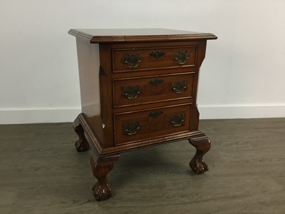 Lot 362A - WALNUT BEDSIDE CHEST