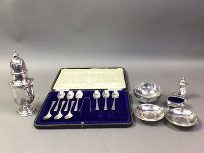 Lot 9 - CASED SET OF SILVER PLATED SPOONS