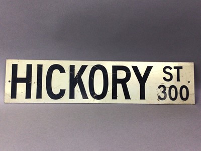 Lot 661 - HICKORY ST 300 SIGN