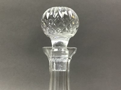 Lot 658 - FOUR CRYSTAL DECANTERS