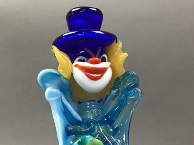 Lot 654 - MURANO GLASS FIGURE OF A CLOWN