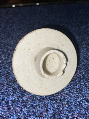 Lot 1062 - PAIR OF CHINESE BLUE AND WHITE CRACKLE GLAZE VASES