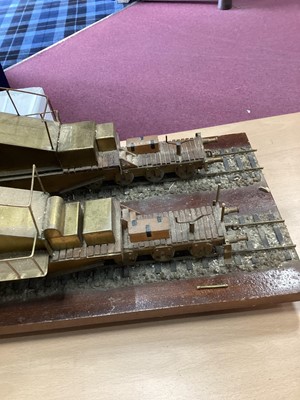 Lot 111 - SCHWERER (HEAVY) GUSTAV, SCRATCH BUILT SCALE MODEL OF A GERMAN RAILWAY GUN