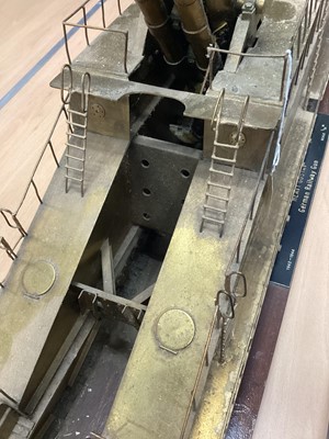 Lot 111 - SCHWERER (HEAVY) GUSTAV, SCRATCH BUILT SCALE MODEL OF A GERMAN RAILWAY GUN