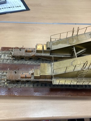 Lot 111 - SCHWERER (HEAVY) GUSTAV, SCRATCH BUILT SCALE MODEL OF A GERMAN RAILWAY GUN