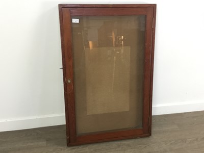 Lot 22 - FOUR WALL MOUNTING DISPLAY VITRINES