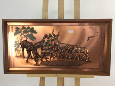 Lot 684 - WILDLIFE IN COPPER