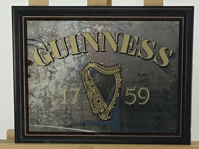 Lot 687 - GUINESS PROMOTIONAL MIRROR