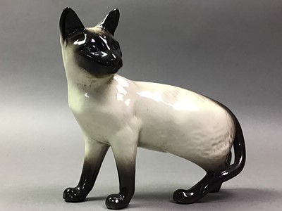 Lot 690A - BESWICK FIGURE OF A CAT